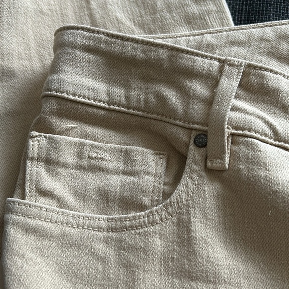 Cotton L.L. Bean Women's Cream JeansWomen's High-Rise Slim-Leg Ankle - Picture 8 of 10